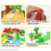 Deardeer 26 Pieces Dough Dinosaur Play Set Kids Pretend Play Toy with Molds and Dough for Boys in a Handy Suitcase Dinosuar Play Dough Playset B07DCK72MY
